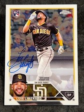 2023 Topps Chrome ROOKIE AUTO Luis Liberato, item 23