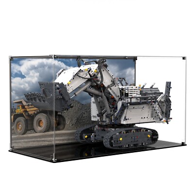 Display Case For LEGO® Technics Liebherr R 9800 Excavator 42100