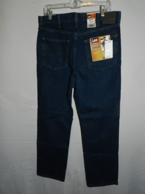 Lee Men's Regular Fit Straight Leg Jeans Classic Denim Orion 2008973