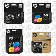 HP 308 / 308e / Black / Colour Original Ink Cartridges For HP Envy 6530 Printer
