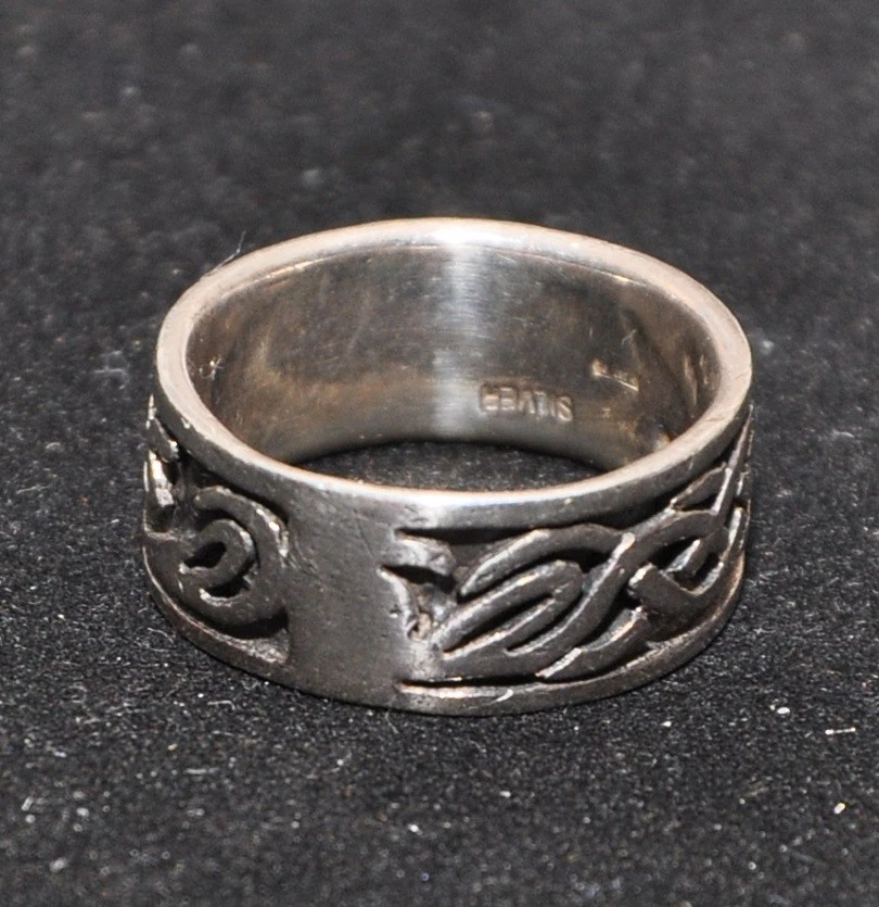 Anello donna argento 800 vintage inciso  16,5 mm - Immagine 3 di 4