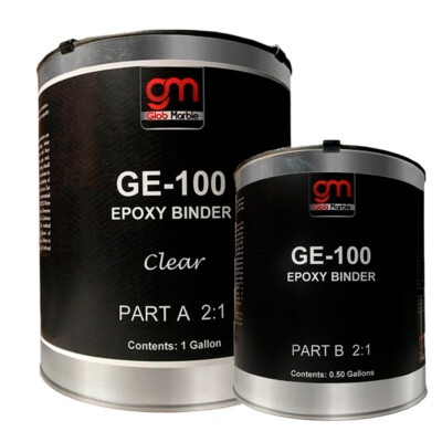 1.5 Gal. Epoxy Floor Coating 100% Solids Clear Epoxy GE-100 Garage & Basement