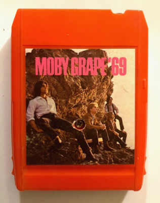 Moby Grape - Moby Grape 69 - Columbia TC8 1810-0490 8-Track Tape Red 1969 rare!