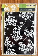Penny Black Glory of Modesty Background stamp 40-206 4.5"x6" Vines Flowers