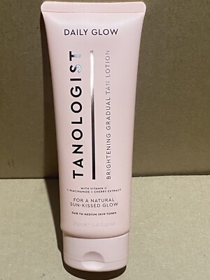 TANOLOGIST Daily Glow Brightening Gradual Tan Lotion FAIR TO MEDIUM 8.45oz NEW