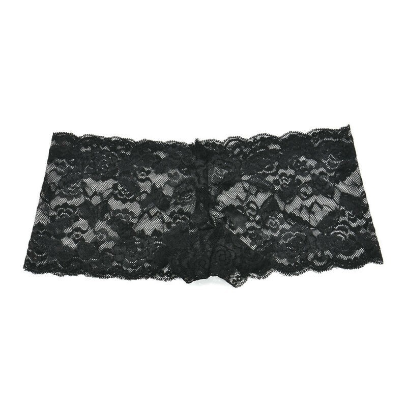 Slip boxer floral dentelle slips avec étirement pour femmes coupe