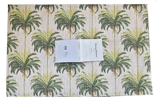 Tommy Bahama Bathroom Rug Mat 17x 24" Palm Trees Skid Resistant Machine Washable