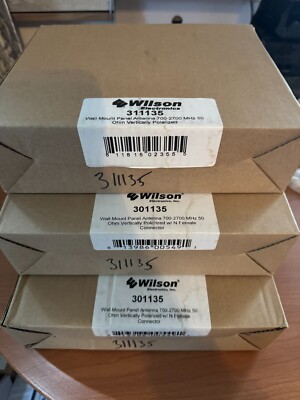 Wilson 311135 Directional Wall Mount Panel Antenna 700-2700 MHz 50 Ohm (3 pack)