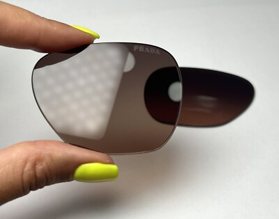 Prada Replacement Lenses For Sunglasses PR A50S Brown Gradient 59-17 Authentic