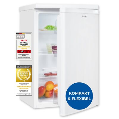 Exquisit Kühlschrank ohne Gefrierfach, 127 Liter, Kompakt, KS516-V-040E weiss
