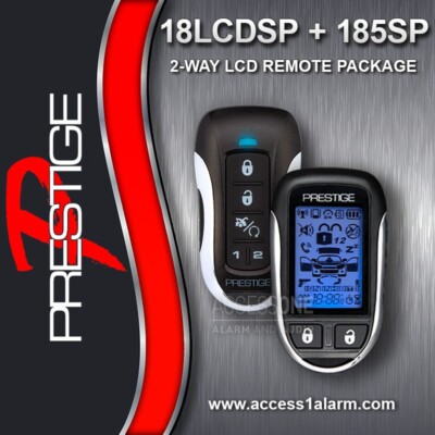 NEW Prestige 18LCDSP 2-Way LCD Remote Control Combo TBQT30-SS2W APS596Z APS997Z