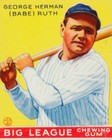 Babe Ruth Baseball Card - You Pick - Insert Rookie Goudey Leaf Topps 1933 1948