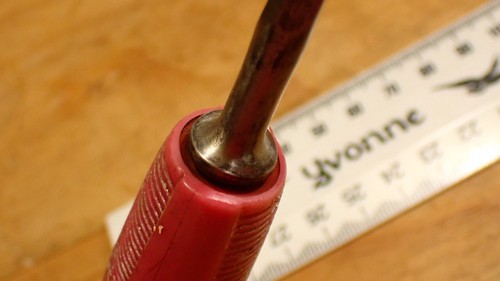Vintage Titan Red Handle Chisel 9mm or 3/8 Inch - Imagen 4 de 10