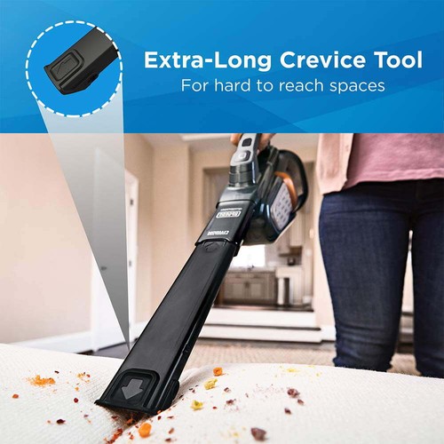 BLACK+DECKER Dusbuster Handheld Vacuum Cordless Gray Multi-Surface Home and Car - Picture 6 of 17