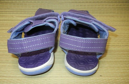 Timberland Girls Purple Hook and Loop Sandal Size 2 Closed Toe - Picture 7 of 7