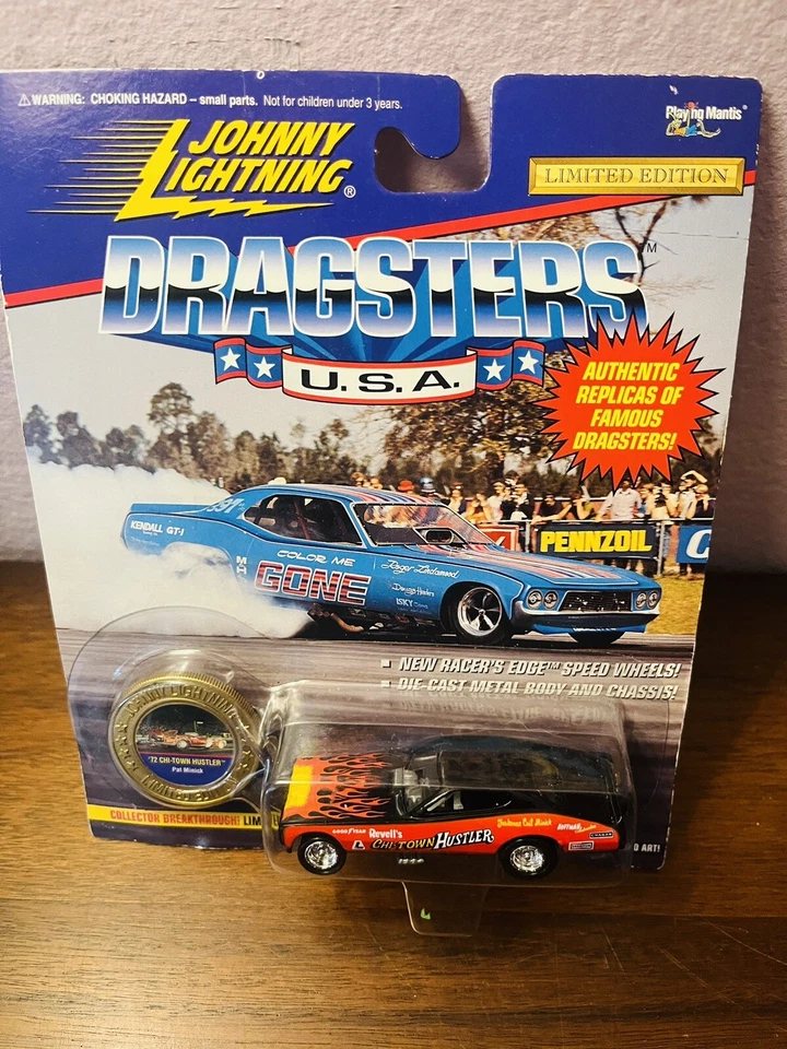 VTG 95 Johnny Lightning Dragsters USA PAT MIRICK Hustler Dodge NHRA 1/64 NASCAR - Image 2 of 4