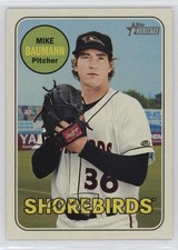 2018 Topps Heritage Minor League Edition Glossy Mike Baumann Michael #134 0t2