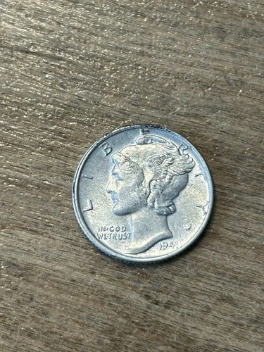 1941 Mercury Dime BU