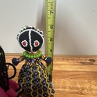 Ndebele Ceremonial Dolls handcrafted in South Africa - set of 2  six inch dolls — photo 2