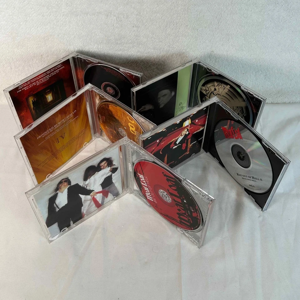 Meat Loaf CD Lot of 5 Bat Out Of Hell Welcome To The Neighborhood 5 Foto 4 de 4