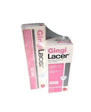 Gingi Lacer Mouthwash 200 ml Toothpaste 75ml Set Advanced Formula Sensitive Gum