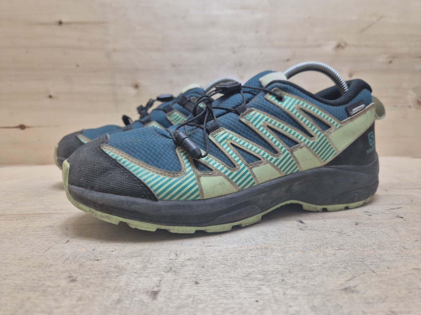SALOMON DONNA TRAIL RUNNING SCARPE DA TREKKING TREKKING HIKING OUTDOOR taglia:38 UK5