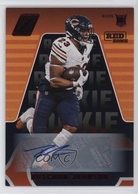 2023 Panini Zenith Rookies Red Zone Roschon Johnson #178 Rookie Auto RC 15ik