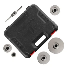 Concrete Wall Drill Kit 5 Hole Saws 1 Center Bit SDS Plus Hammer Drill