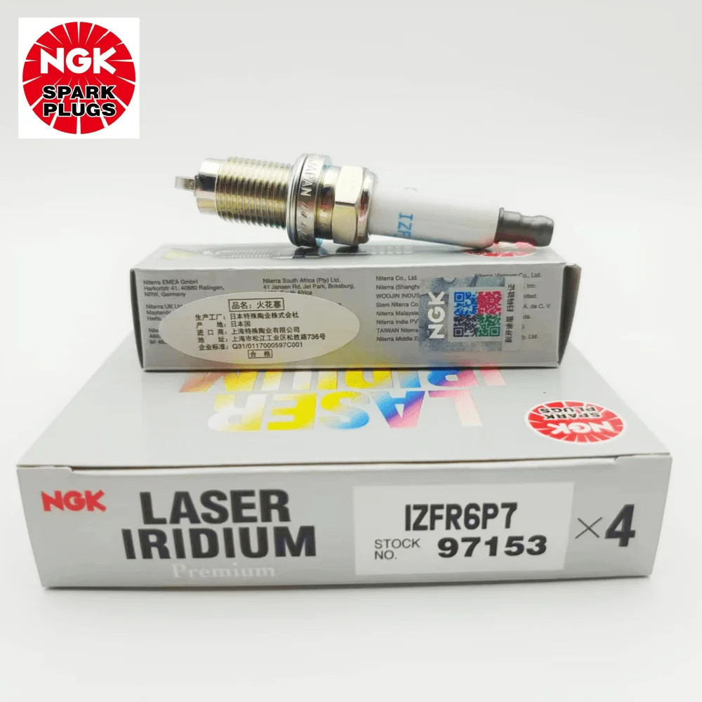 4Pcs NGK IZFR6P7 97153 Spark Plugs For VW Beetle Skoda Roomster Yeti Seat 