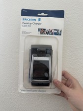 Ericsson CDT-10 Desktop Charger with Manual   Vintage Mobile Phone Accessory