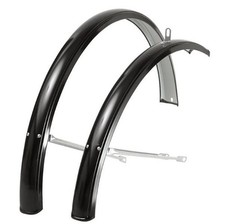 Parafango MVTEK SPORT 28" acciaio verniciato nero