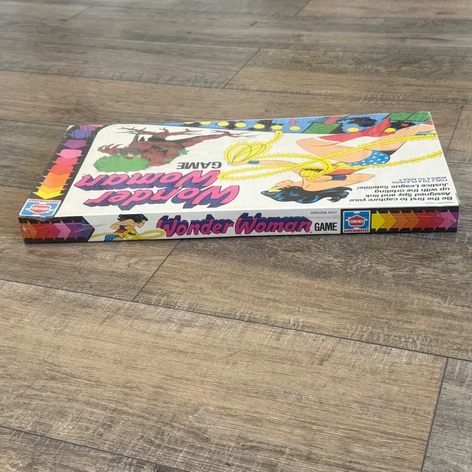 Vintage Wonder Woman 1978 Hasbro Board Game Factory Sealed RARE - Image 3 of 4
