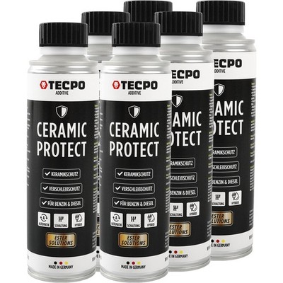 6x300ml TECPO KERAMIK ESTER ADDITIV MOTORSCHUTZ ANTIVERSCHLEIß ÖL ZUSATZ PROTECT