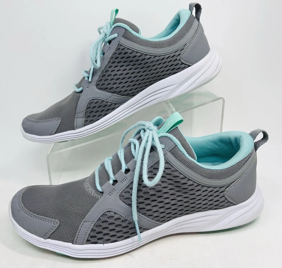 Vionic Ingrid женщин 9,5 серый Aqua сетки комфорта ходьбы кроссовки обувь б/у в отличном состоянии - Изображение 4 из 4