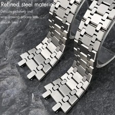 26mm Steel Watch Band Bracelet Fits Audemars Piguet Royal Oak Offshore 41mm
