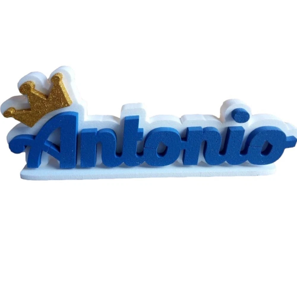Personalizza il nome del tuo bambino con una scritta in polistirolo e rendi unica ogni festa . Idea regalo con kit all in one. Ludiko Decorazione Battesimo Compleanno, Prima Comunione Nascita