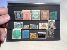 15 US LOCAL and CARRIER  ex COLLECTION  with Official + Semi-official  Issue etc
