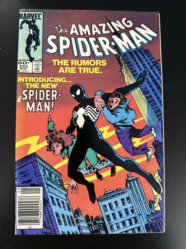 Amazing Spider-Man #252 Key 1st app of Black Costume/Alien Symbiote 1984 FN
