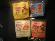 Muppet Babies  "Complete 4 Toy Set"  NIP McDonald's 1986