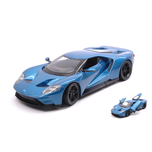 FORD GT 2017 METALLIC BLUE 1:18 Maisto Auto Stradali