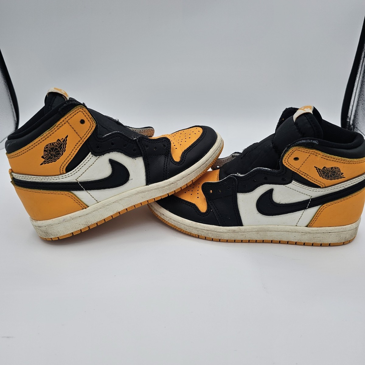 Nike Air Jordan 1 High PS Taxi - Yellow Black - Kids Size 1Y