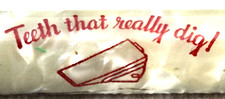 "Teeth That Really Dig!*H &  L Tooth Co*Montebello, California" Working Pencil