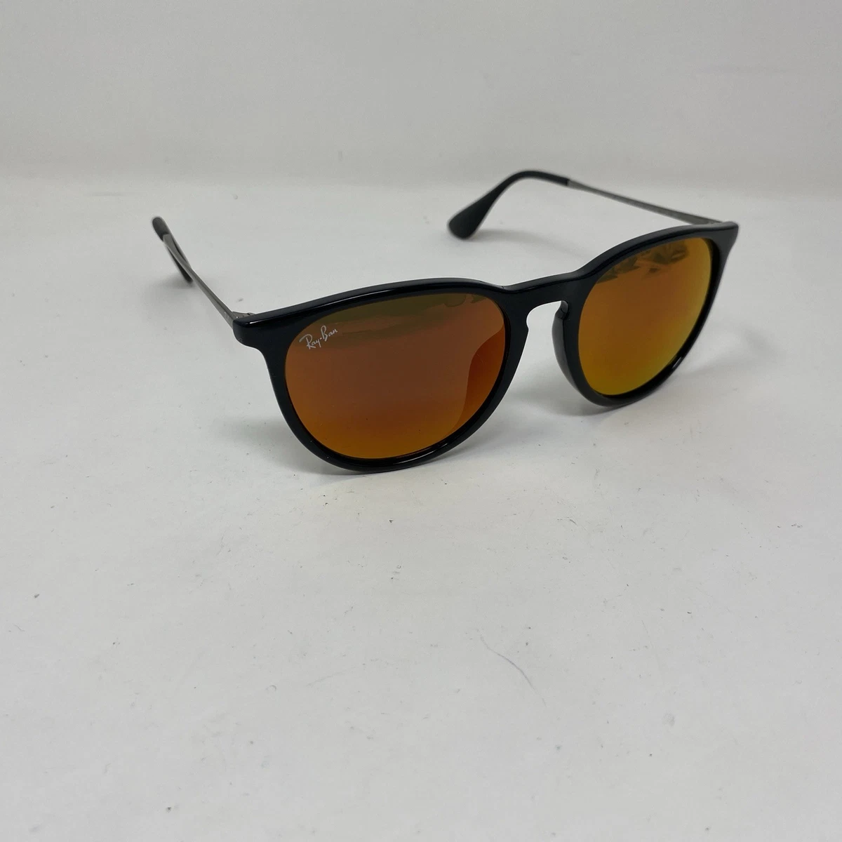 Ray-Ban Women\'s Sunglasses - Orange and Silver Ray-Ban Orange Mirrored Sunglasses for Women for sale | eBay main image 3