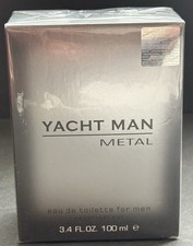Myrurgia Yacht Man Metal 3.4 oz Eau de Toilette Spray for Men New Sealed Box