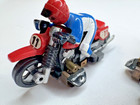 Lot of 2 Slot Car Racing Motorcycles No. 11 Red/Blue/White Used vintage TYCO — photo 7