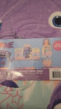DISNEY Home Kids Hooded Towel Wrap NIP TB95