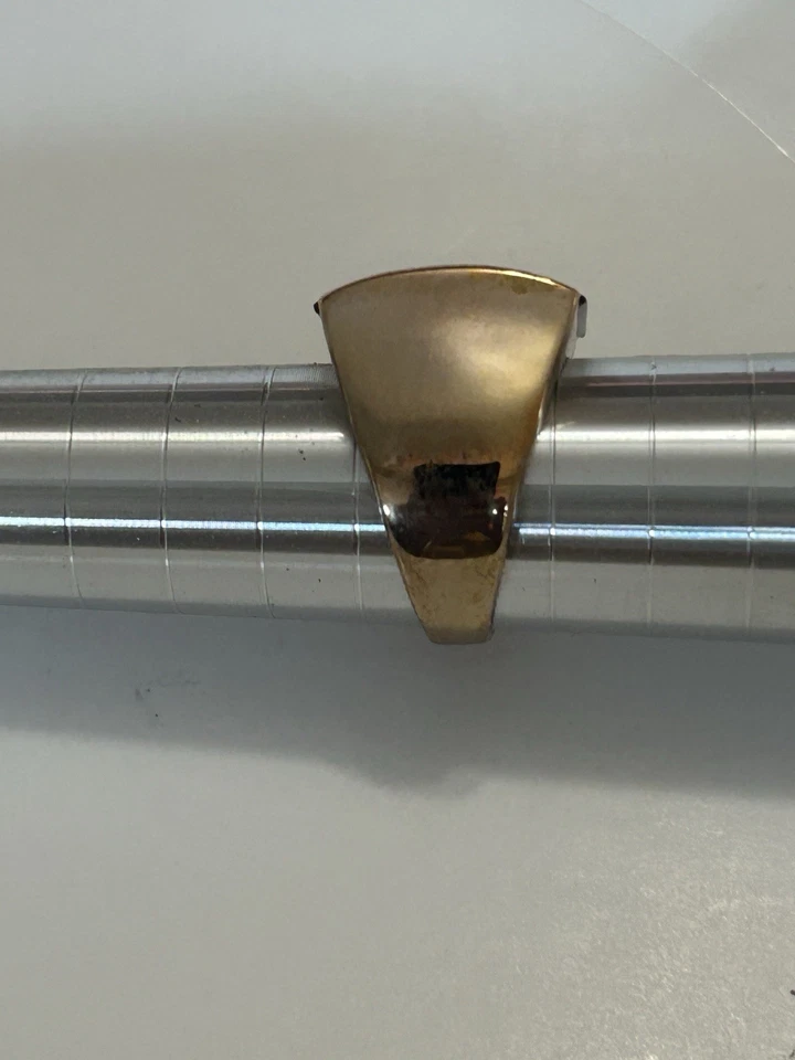 Anel Technibond folheado a ouro amarelo 18K prata 925 arco-íris várias pedras preciosas tamanho 8 - Imagem 2 de 4