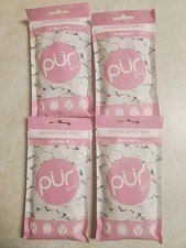 PUR Xylitol BUBBLEGUM Chewing Gum 55 Pcs 4 Pack Sugarless Vegan Free Shipping 