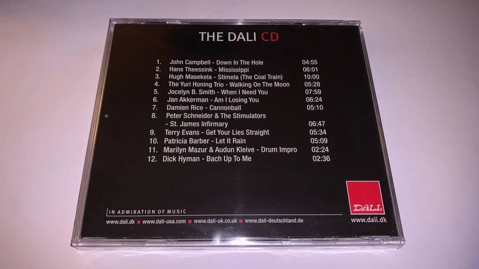 THE DALI VOL.1 - BLACK  / SCHWARZ  - Audiophile Test CD - Bild 2 von 2