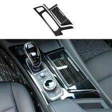 For Cadillac CT5 2020~2024 Black Titanium Inner Gear Box Shift Panel Cover Trim